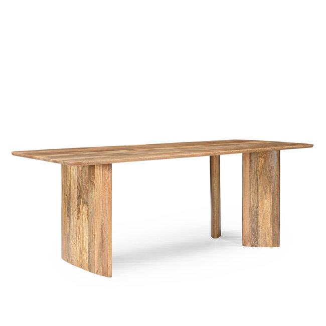 Benoa Eettafel Jade rechthoek naturel mango 220 cm