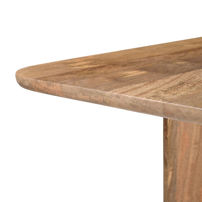 Benoa Eettafel Jade rechthoek naturel mango 220 cm