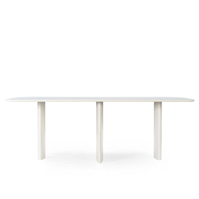 Benoa Eettafel Jade rechthoek beige mango 220 cm