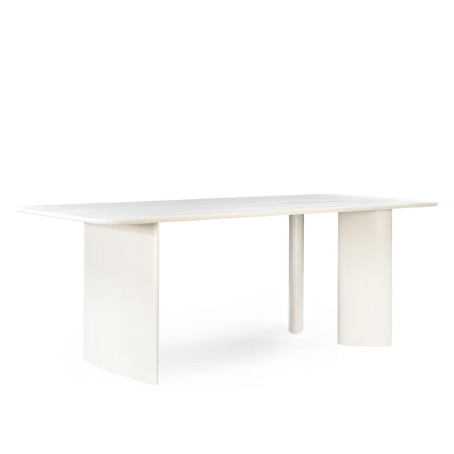 Benoa Eettafel Jade rechthoek beige mango 220 cm