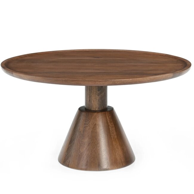 Benoa Salontafel Jade kegelvoet bruin