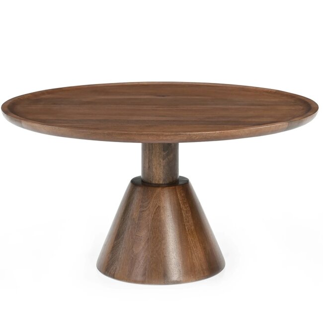 Benoa Salontafel Jade kegelvoet bruin