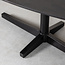 Label51 LABEL51 Eetkamertafel Rosie - Zwart - Mangohout - 260x110 cm