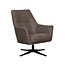 Label51 LABEL51 Fauteuil Tod - Taupe - Micro Suede - One Size