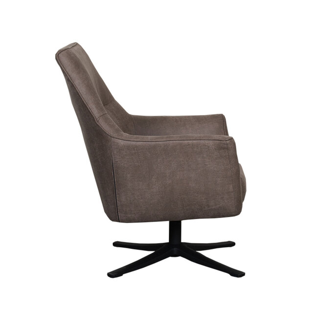 Label51 LABEL51 Fauteuil Tod - Taupe - Micro Suede - One Size