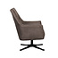 Label51 LABEL51 Fauteuil Tod - Taupe - Micro Suede - One Size
