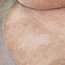 Label51 LABEL51 Vloerkleden Mila - Taupe - Synthetisch - 200 cm - Rond