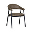 Label51 LABEL51 Eetkamerstoel Amaze - Moss - Micro Suede - Black Frame