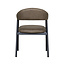 Label51 LABEL51 Eetkamerstoel Amaze - Moss - Micro Suede - Black Frame