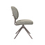 Label51 LABEL51 Eetkamerstoel Geneva - Truffel grijs - Boucle - Bronze Frame