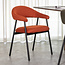 Label51 LABEL51 Eetkamerstoel Amaze - Rust - Breathe - Black Frame