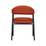 Label51 LABEL51 Eetkamerstoel Amaze - Rust - Breathe - Black Frame
