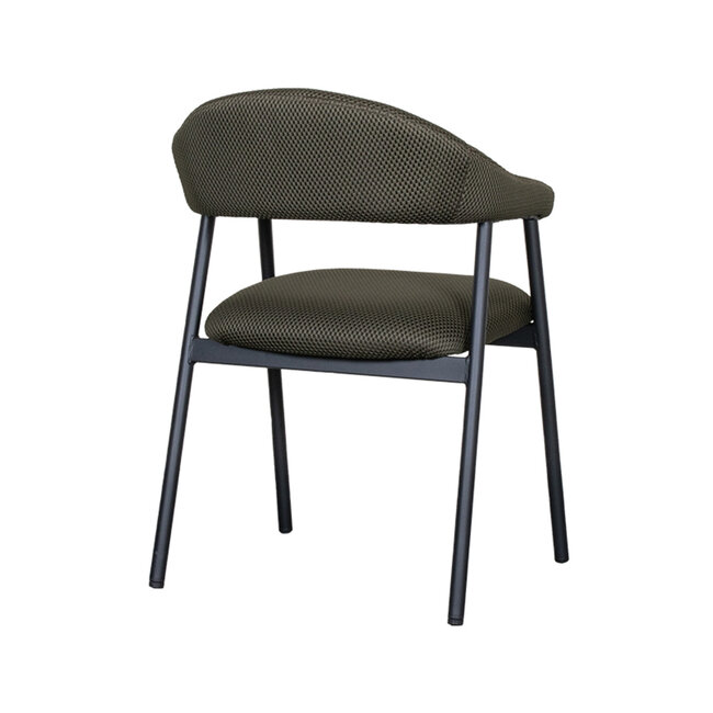 Label51 LABEL51 Eetkamerstoel Amaze - Hunter - Breathe - Black Frame