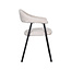 Label51 LABEL51 Eetkamerstoel Amaze - Naturel - Elite - Black Frame
