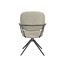Label51 LABEL51 Eetkamerstoel Basel - Naturel - Boucle - Black Frame