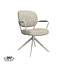 Label51 LABEL51 Eetkamerstoel Basel - Naturel - Boucle - Taupe Frame