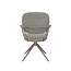 Label51 LABEL51 Eetkamerstoel Basel - Truffel grijs - Boucle - Bronze Frame