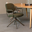 Label51 LABEL51 Eetkamerstoel Basel - Forest - Boucle - Forest Frame