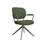 Label51 LABEL51 Eetkamerstoel Basel - Forest - Boucle - Forest Frame