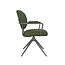 Label51 LABEL51 Eetkamerstoel Basel - Forest - Boucle - Forest Frame