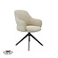 Label51 LABEL51 Eetkamerstoel Bern - Naturel - Boucle - Black Frame