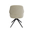 Label51 LABEL51 Eetkamerstoel Bern - Naturel - Boucle - Black Frame