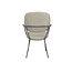 Label51 LABEL51 Eetkamerstoel Lausanne - Naturel - Boucle - Black Frame