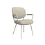 Label51 LABEL51 Eetkamerstoel Lausanne - Naturel - Boucle - Taupe Frame