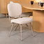 Label51 LABEL51 Eetkamerstoel Singapore - Naturel - Boucle - Taupe Frame