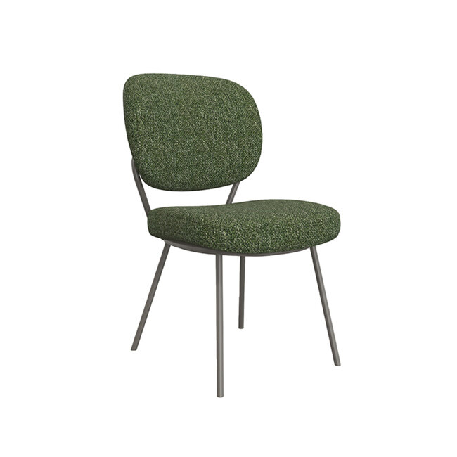 Label51 LABEL51 Eetkamerstoel Singapore - Forest - Boucle - Forest Frame