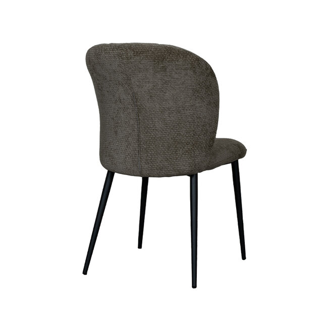 Label51 LABEL51 Eetkamerstoel Vino - Hunter - Elite - Black Frame