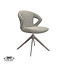 Label51 LABEL51 Eetkamerstoel Zurich - Truffel grijs - Boucle - Bronze Frame