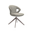 Label51 LABEL51 Eetkamerstoel Zurich - Truffel grijs - Boucle - Bronze Frame