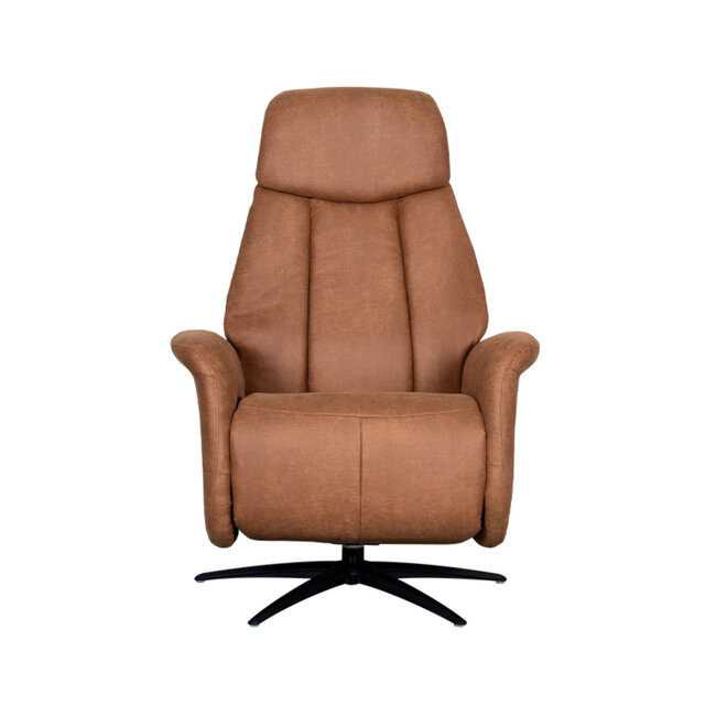 Label51 LABEL51 Fauteuil Oslo - Cognac - Micro Suede - One Size
