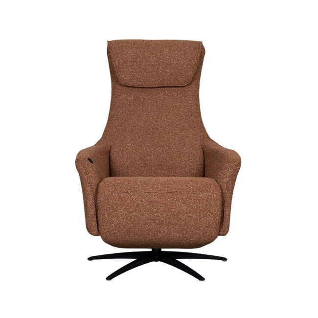 Label51 LABEL51 Fauteuil Lund - Coral - Boucle met massagefunctie