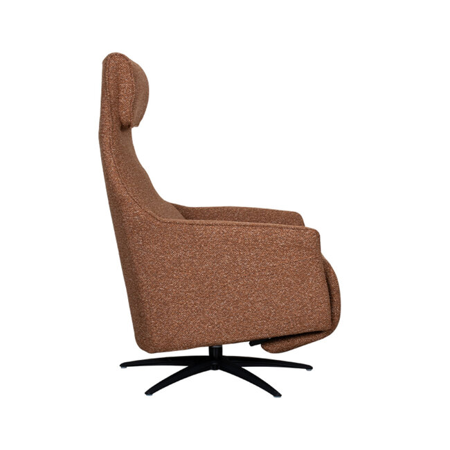 Label51 LABEL51 Fauteuil Lund - Coral - Boucle met massagefunctie