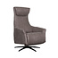 Label51 LABEL51 Fauteuil Lund - Taupe - Micro Suede - One Size