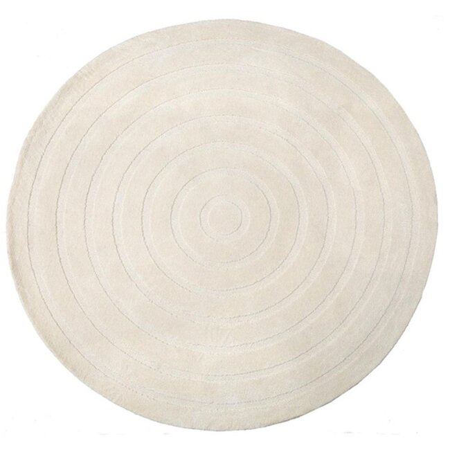 Label51 LABEL51 Vloerkleden Agra - Ivory - Synthetisch - 150 cm - Romd