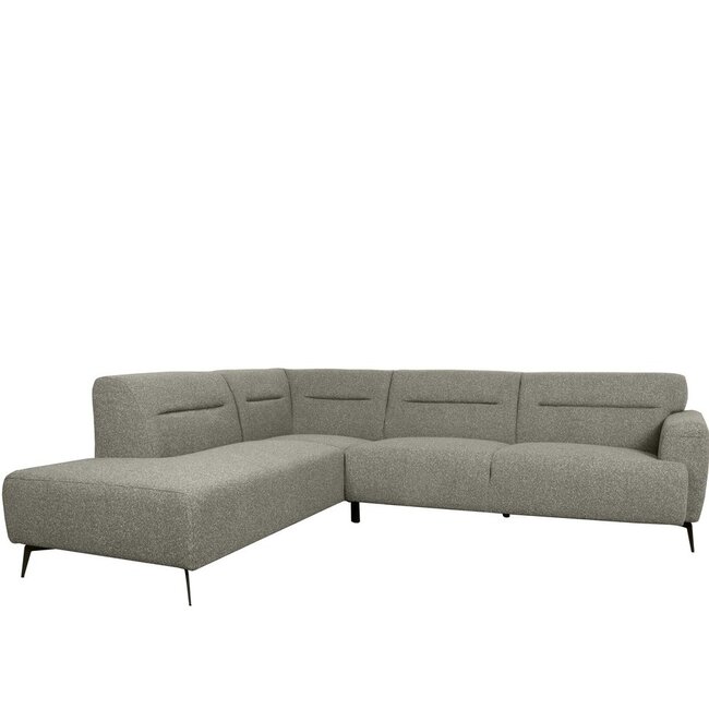 Label51 LABEL51 Hoekbank Bolzano - Truffel grijs - Boucle - Links