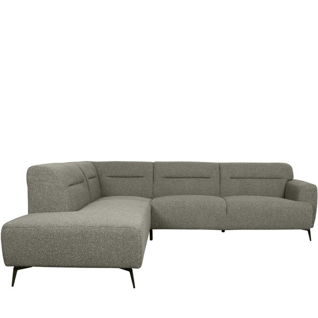 Label51 LABEL51 Hoekbank Bolzano - Truffel grijs - Boucle - Links