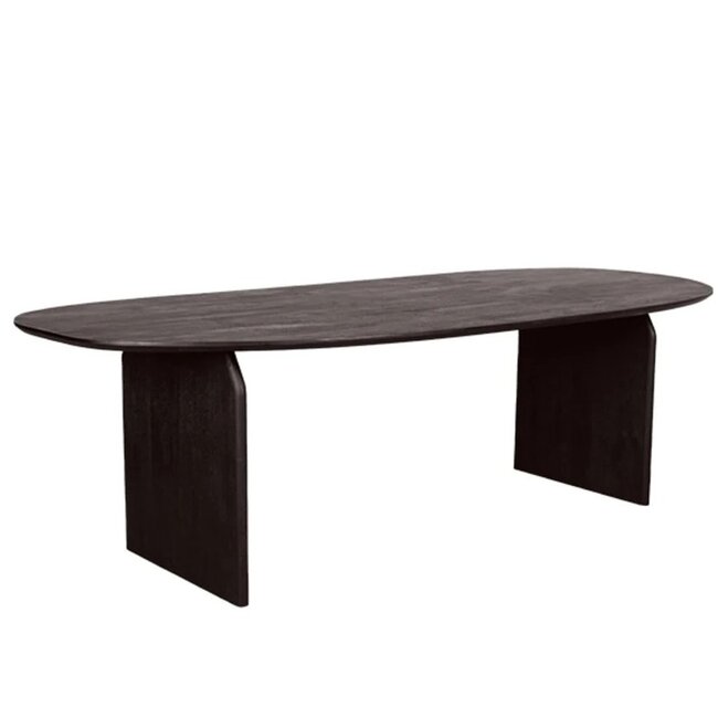 Label51 LABEL51 Eetkamertafel Cooper - Espresso - Mangohout - 250x110 cm