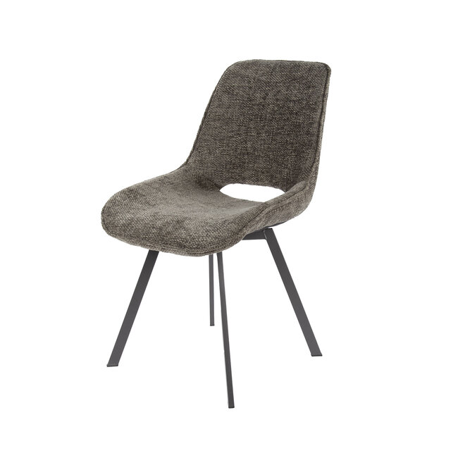 WoonStijl Eetkamerstoel Swivel - Rich taupe