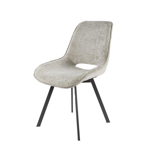 WoonStijl Eetkamerstoel Swivel - Rich zand
