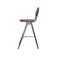 Label51 LABEL51 Barkruk Solid - Donkerbruin - Hout - Zithoogte 86