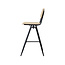 Label51 LABEL51 Barkruk Solid - Naturel - Hout - Zithoogte 86
