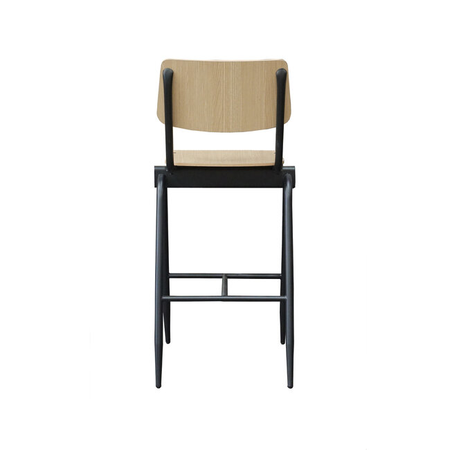 Label51 LABEL51 Barkruk Solid - Naturel - Hout - Zithoogte 86