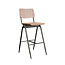 Label51 LABEL51 Barkruk Solid - Walnoot - Hout - Zithoogte 86