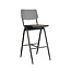 Label51 LABEL51 Barkruk Solid - Zwart - Hout - Zithoogte 86