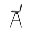 Label51 LABEL51 Barkruk Solid - Zwart - Hout - Zithoogte 86