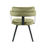 Label51 LABEL51 Eetkamerstoel Bardio - Hunter - Fluweel - Black Frame